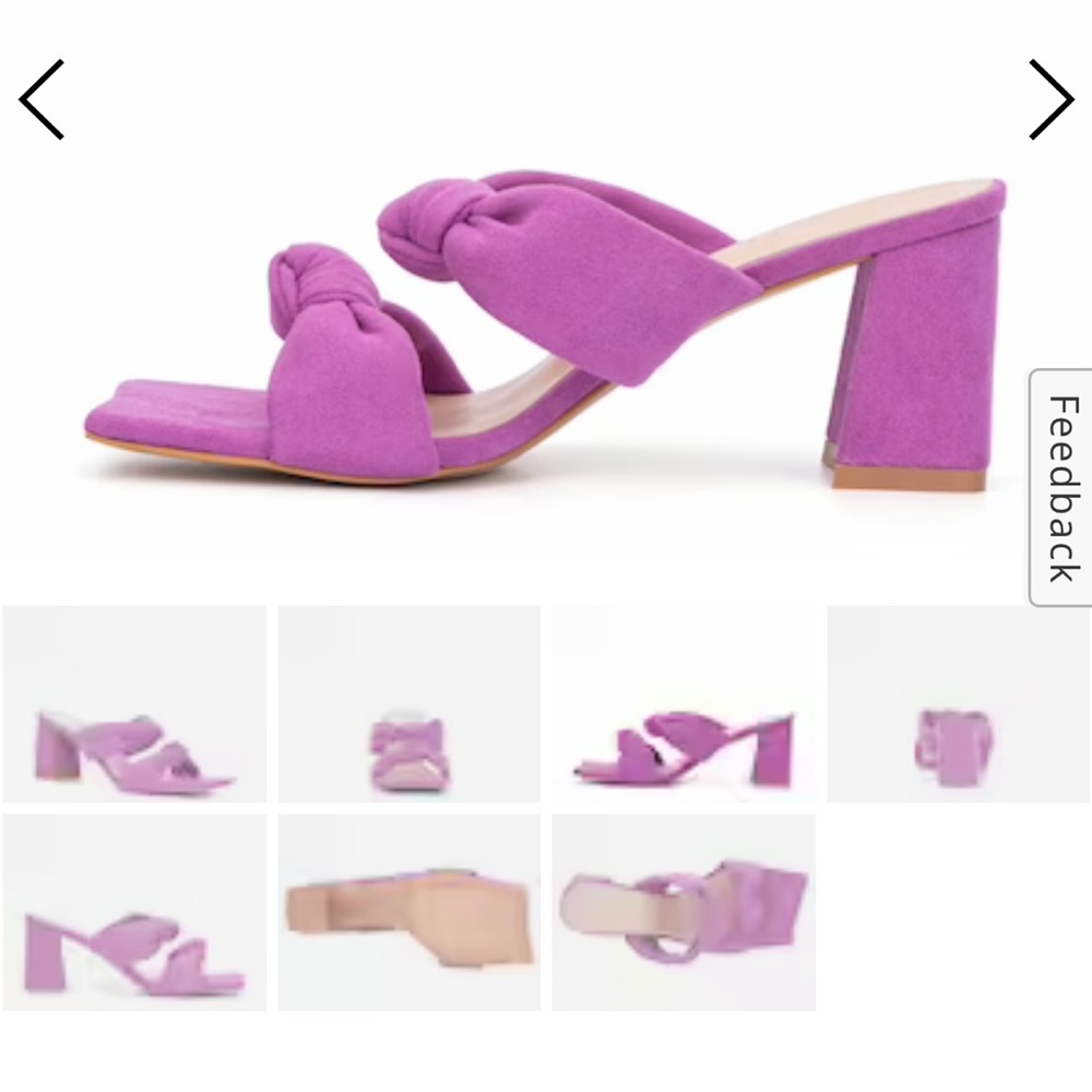Velveteen Knotted Slides